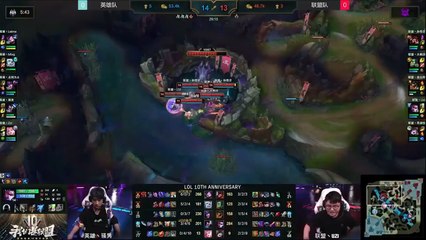 Pentakill de Uzi en un partido de exhibición de la LPL