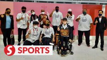 Rousing welcome home for Tokyo Paralympic athletes