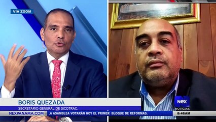 Entrevista a Boris Quezada, secretario general de SICOTRAC - Nex Noticias