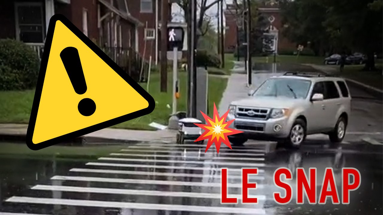 Le Snap #46 : Un robot manque de se faire écraser par une voiture