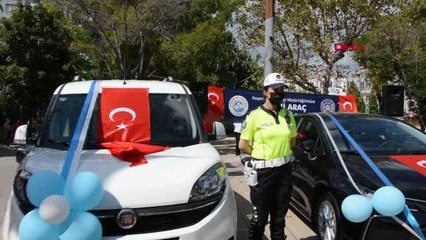 KEŞAN BELEDİYESİ, EMNİYETE 3 YENİ ARAÇ HİBE ETTİ
