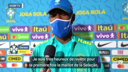 Brésil - Gerson : "Heureux de revêtir le maillot de la Seleção"