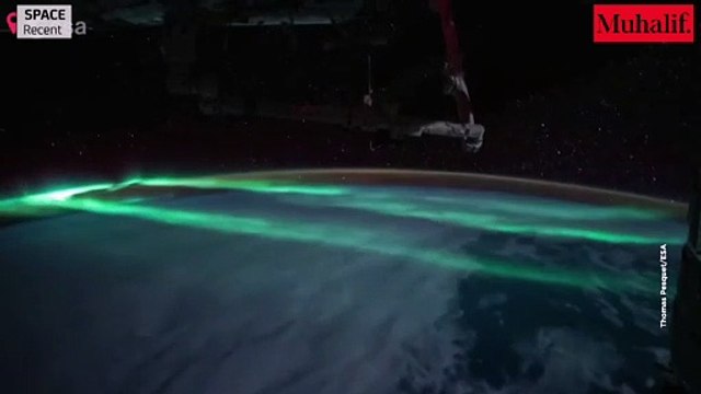 Uluslararası Uzay İstasyonu'ndan kuzey ışıkları görüntülendi