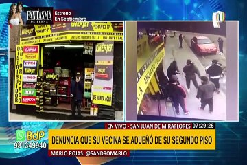 Mujer denuncia que familia se adueñó del segundo piso de su vivienda en SJM