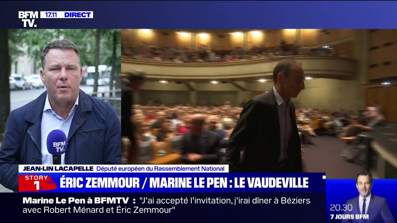 Jean-Lin Lacapelle (@jllacapelle) à Eric Zemmour: "Si l'intérêt général prime sur les intérêts particuliers, qu'il se batte avec nous"