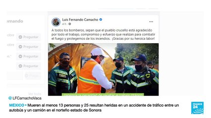 Santa Cruz y Cochabamba, los departamentos bolivianos más afectados por los incendios forestales