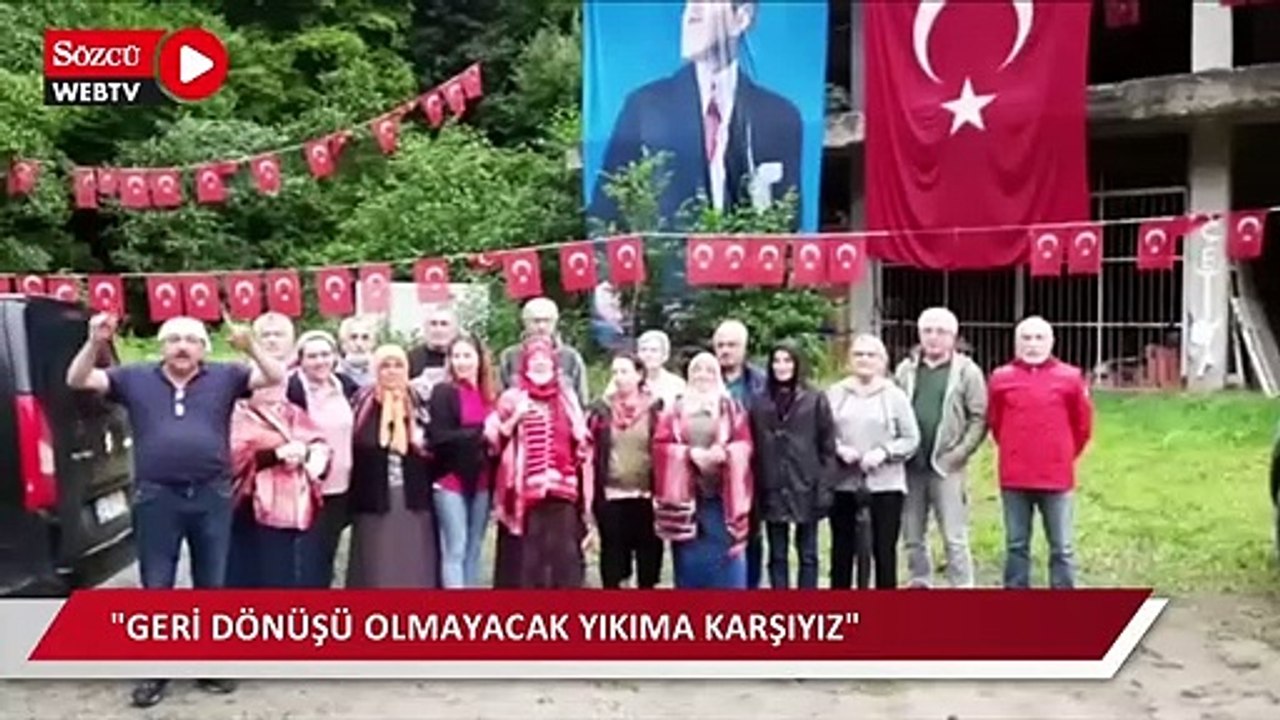 Taş ocağına karşı çıkan köylüler Erdoğan’a cevap verdi: Burası siyaset üstü bir mücadele yeridir