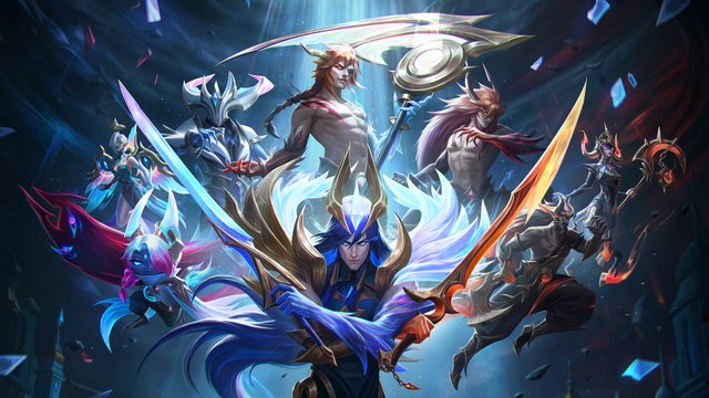 LoL: Novas skins Emissários da Luz e da Escuridão são reveladas para Vex, Kayn e mais