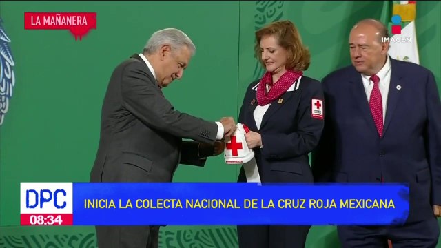 López Obrador reconoce la labor de la Cruz Roja Mexicana
