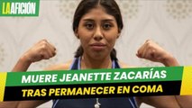 Muere boxeadora mexicana Jeanette Zacarías tras permanecer en coma por varios días