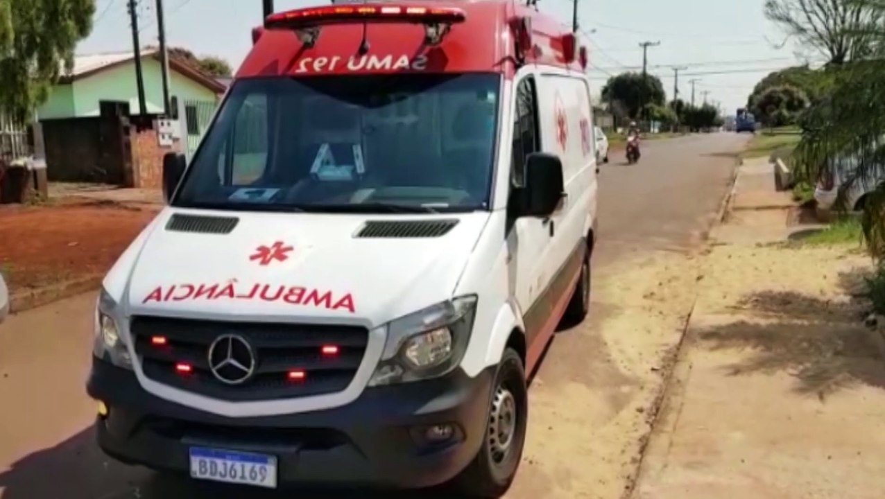 Idosa de 76 anos é socorrida pelo Samu em residência no Cascavel Velho