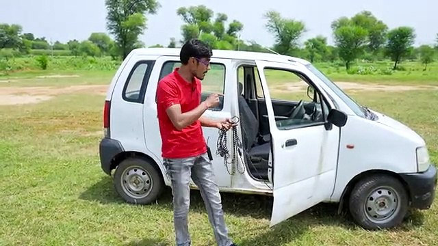 Driving Our Car Without Driver सोचा नहीं था ये गाड़ी ऐसे भाग छूटेगी Ghost Car || Crazy XYZ ||_360P