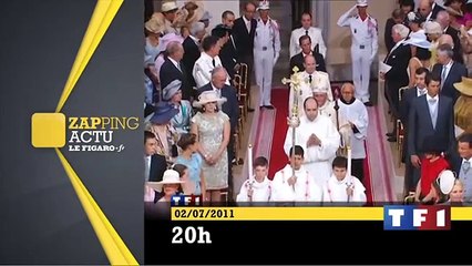 Mariage Albert et Charlène  de Monaco :   Les meilleurs moments diffusés à la télé de ce moment historique en 2011