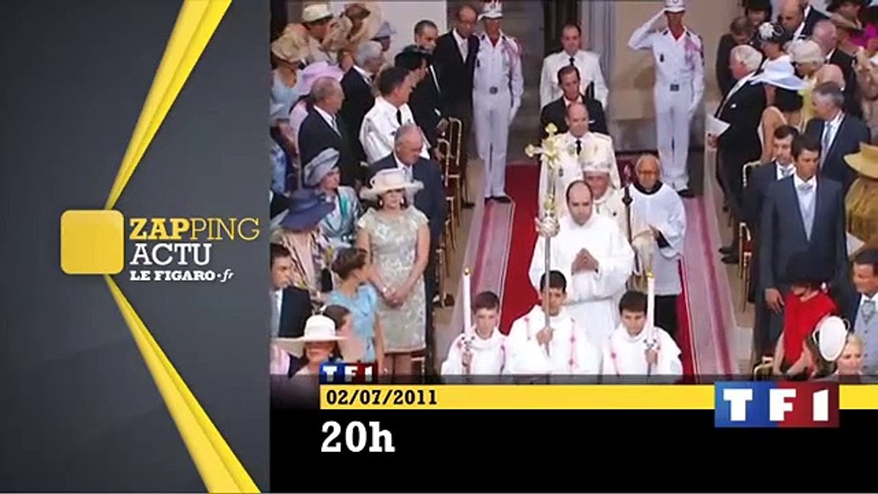 Mariage Albert et Charlène  de Monaco :   Les meilleurs moments diffusés à la télé de ce moment historique en 2011