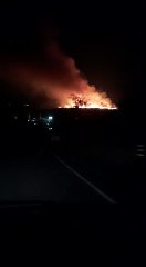 Xambrê: incêndio em área rural da rodovia PR-489 deixa motoristas em alerta