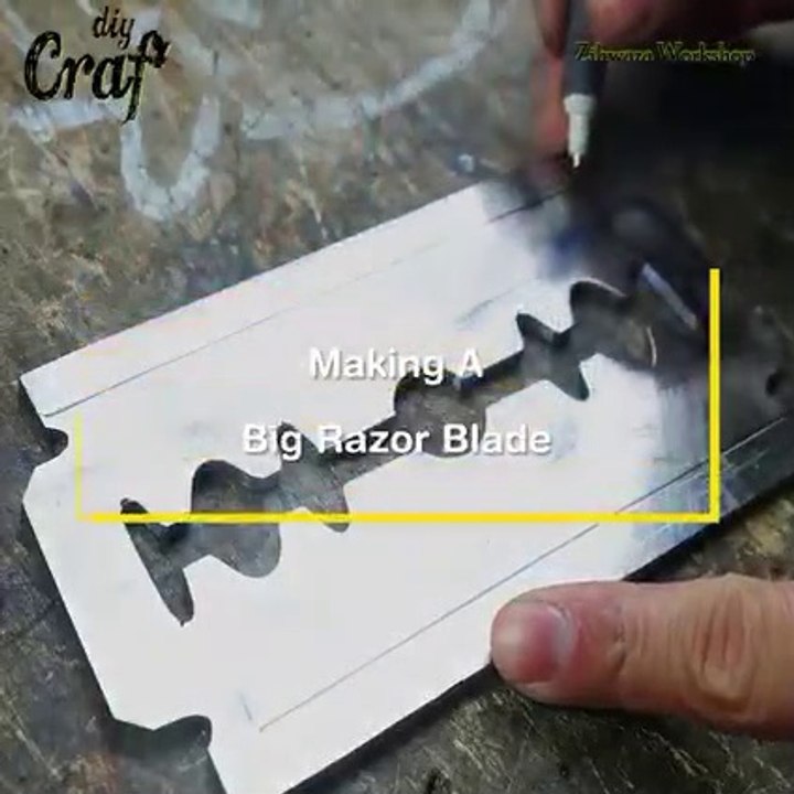 how making a big razor blade  Razor blades manufacturing process on factory