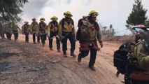 News • California Army National Guard Soldiers • Combat Wildfires in California
