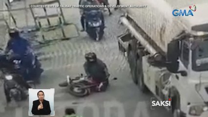 Konsehal na dating mayor, muntik magulungan ng nakagitgitang truck | Saksi