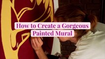 How to Create a Gorgeous Painted Mural