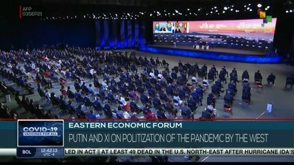 Russian and Chinese leaders criticize politicization of the coronavirus