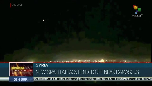 Syrian air defenses ‘shoot down’ Israeli missiles over Damascus