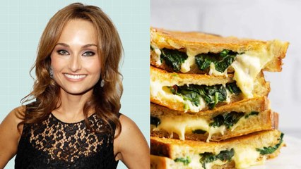 Giada De Laurentiis Mashed Up Grilled Cheese and Spinach Dip for the Ultimate Sandwich