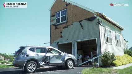 Dans le New Jersey, des dégâts considérables après le passage de l'ouragan Ida