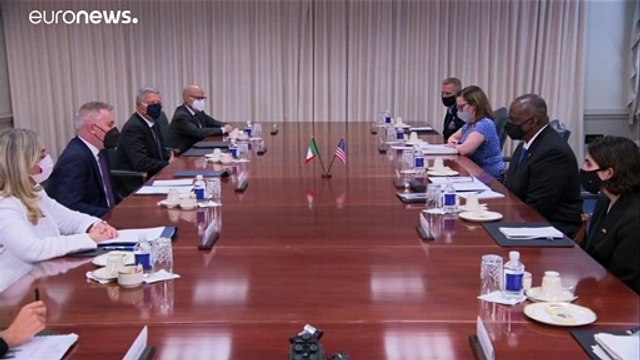 Incontro al Pentagono per il ministro italiano della Difesa Guerini