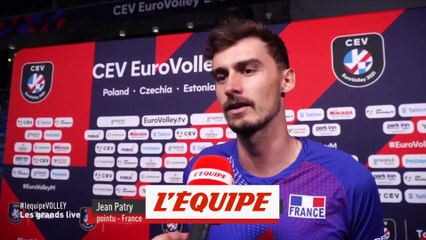 Patry : «Pas facile de repartir au combat» - Volley - Euro (H)