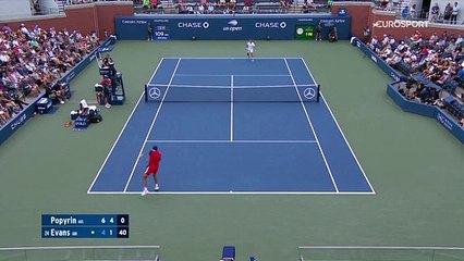 Popyrin est en feu : le lob-tweener de l'Australien a fait mouche