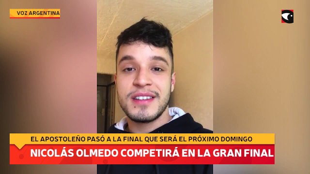 Nicolás Olmedo competirá en la gran final