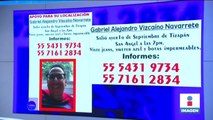 ¿Lo has visto? Ayúdanos a encontrar a Gabriel Alejandro Vizcaíno Navarrete