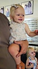 Baby Girl Reacts to Seeing Clearly for the First Time