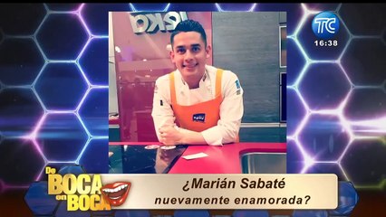 ¿Quién es el chico que acompaña a Marián Sabaté?