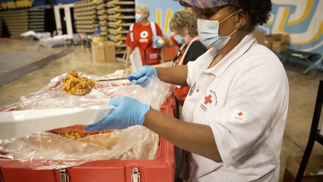 Red Cross volunteers band together to help after Hurricane Ida