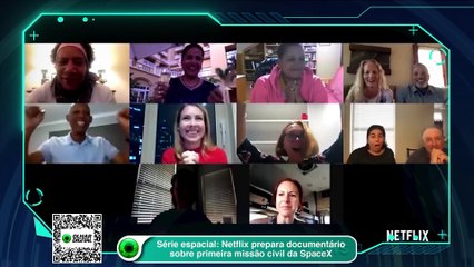 Série espacial Netflix prepara documentário sobre primeira missão civil da SpaceX