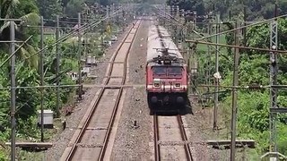 SPECIAL 22415 HOWRAH WAP-4 AND STAFF SPECIAL EMU ON TRACK __ COMPILATION OF TRAINS __ INDIAN RAILWAY