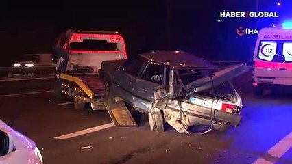 3'ü bebek 6 kişinin yaralanmasına neden olan alkollü sürücüyü tekme tokat dövdüler