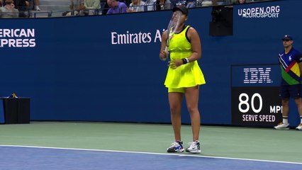 Debreakée dans le 2e set, Osaka a perdu ses nerfs