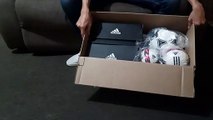 UNBOXING ADIDAS SOCCER BALLS TANGO, MANCHESTER UNITED, MINI REAL MADRID AND ADIDAS NEMEZIZ 19.4