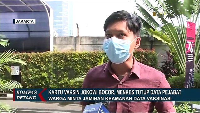 NIK dan Sertifikat Vaksin Jokowi Bocor, Menkes: Semua Data Pejabat Sekarang Kita Tutup