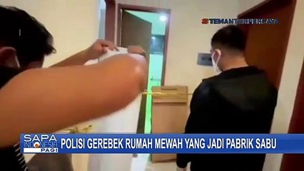 Rumah Mewah Pabrik Sabu di Tangerang Digerebek Polisi
