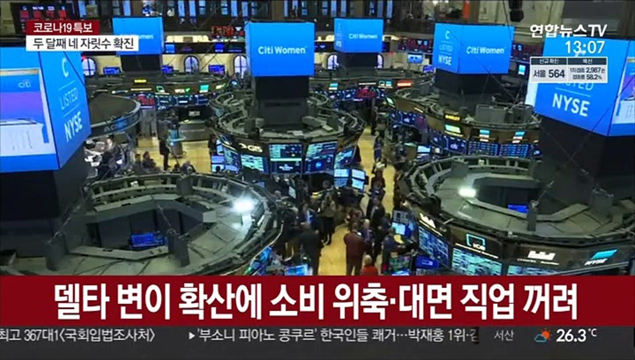 美 델타 변이에 고용시장도 타격…테이퍼링 늦춰지나