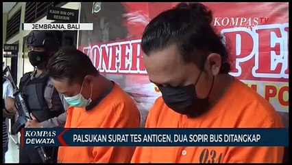 Penangkapan Pemalsuan Surat Tes Antigen
