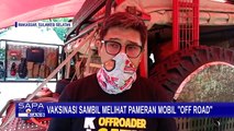 Anti Mainstream, Peserta Vaksinasi Disuguhkan Pemandangan Pameran Mobil Off Road