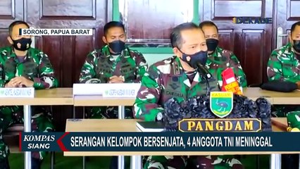 Dengan Nada Marah, Pangdam XVIII Perintahkan Pelaku Penyerangan TNI di Papua DItangkap