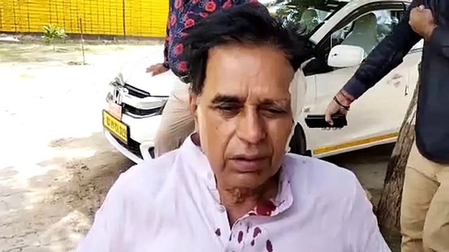 उप प्रधान चुनाव के लिए जा रहे वाहनों पर पथराव, पूर्व विधायक घायल