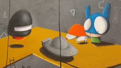 El pintor español Edgar Plans debuta en Moscú con un homenaje a la ingenuidad