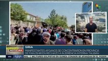 Manifestantes afganos rechazan injerencia interna de talibanes