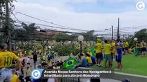 Avenida Nossa Senhora dos Navegantes é interditada para ato pró-Bolsonaro